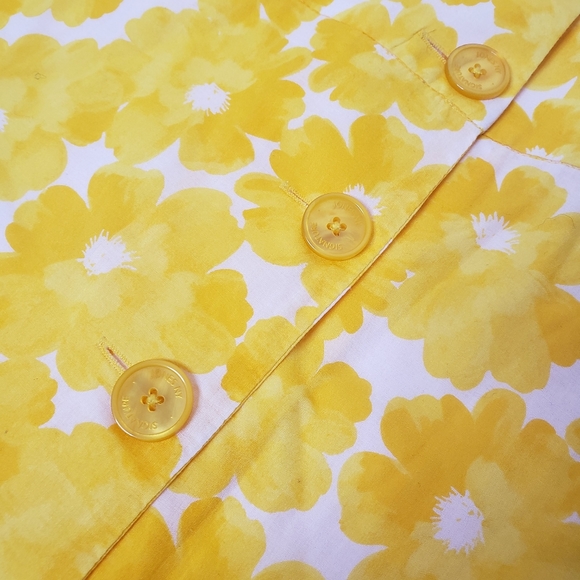 Jones New York signature yellow and white skirt - Picture 8 of 8